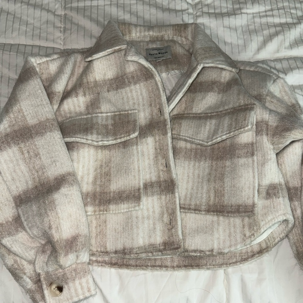 Crème wool jacket